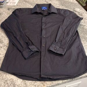 ⭐️Apt. 9 Black Men’s dress shirt slim fit size 16. 34/35